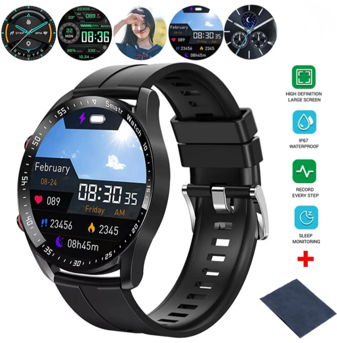 Smart Watch Smartwatch Fitness Tracker - Image 1