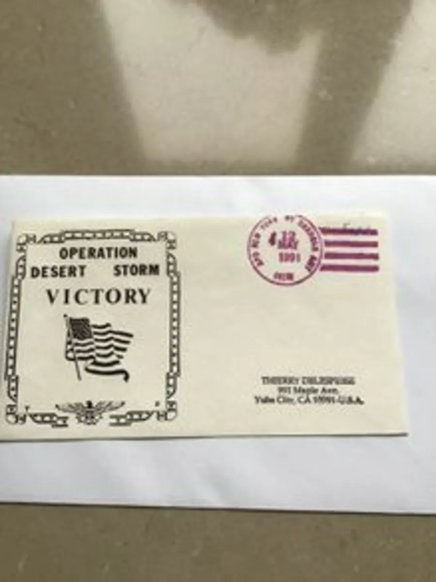 Operation Desert Storm envelope/cover