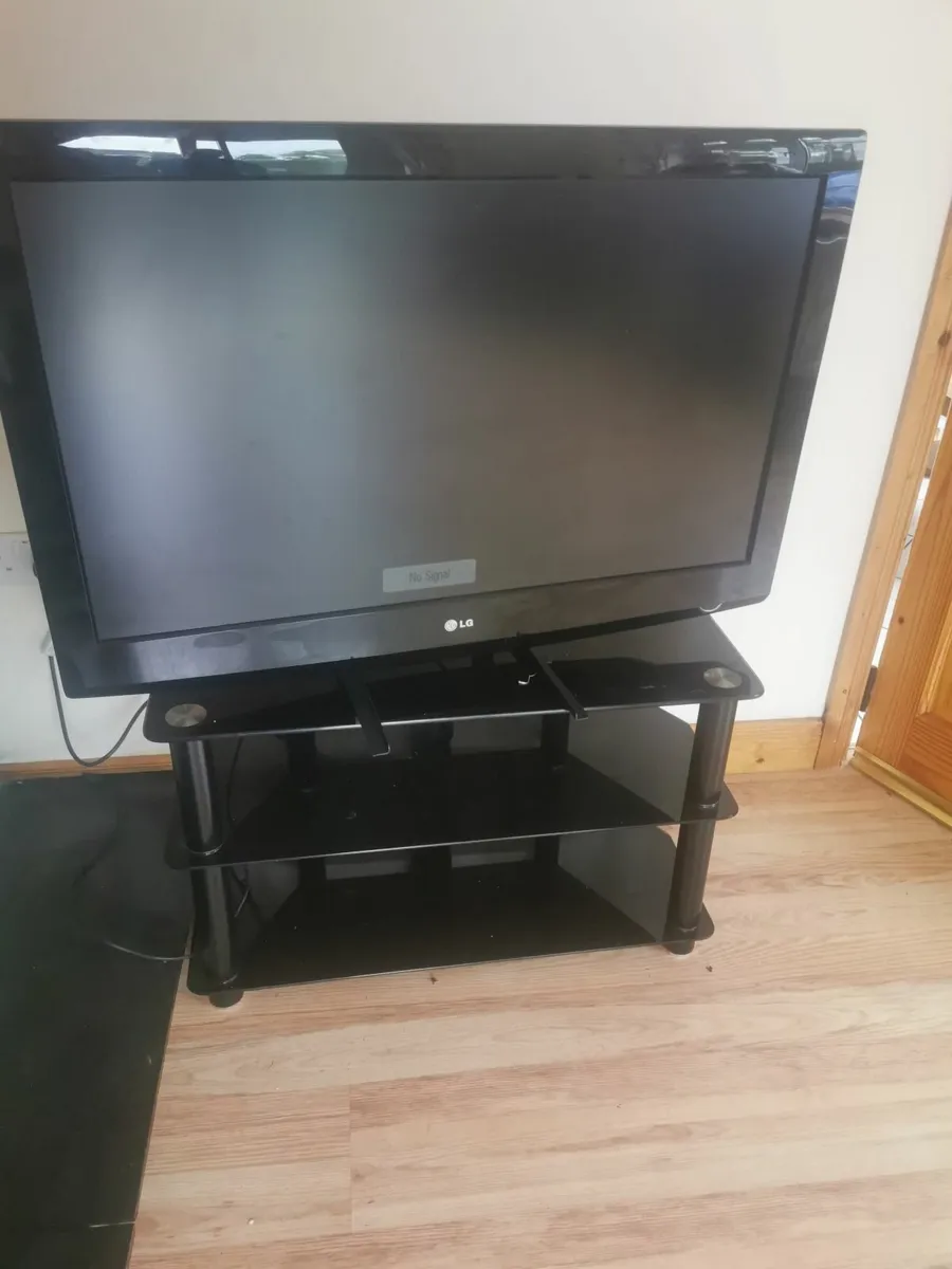 Television and stand - Image 2