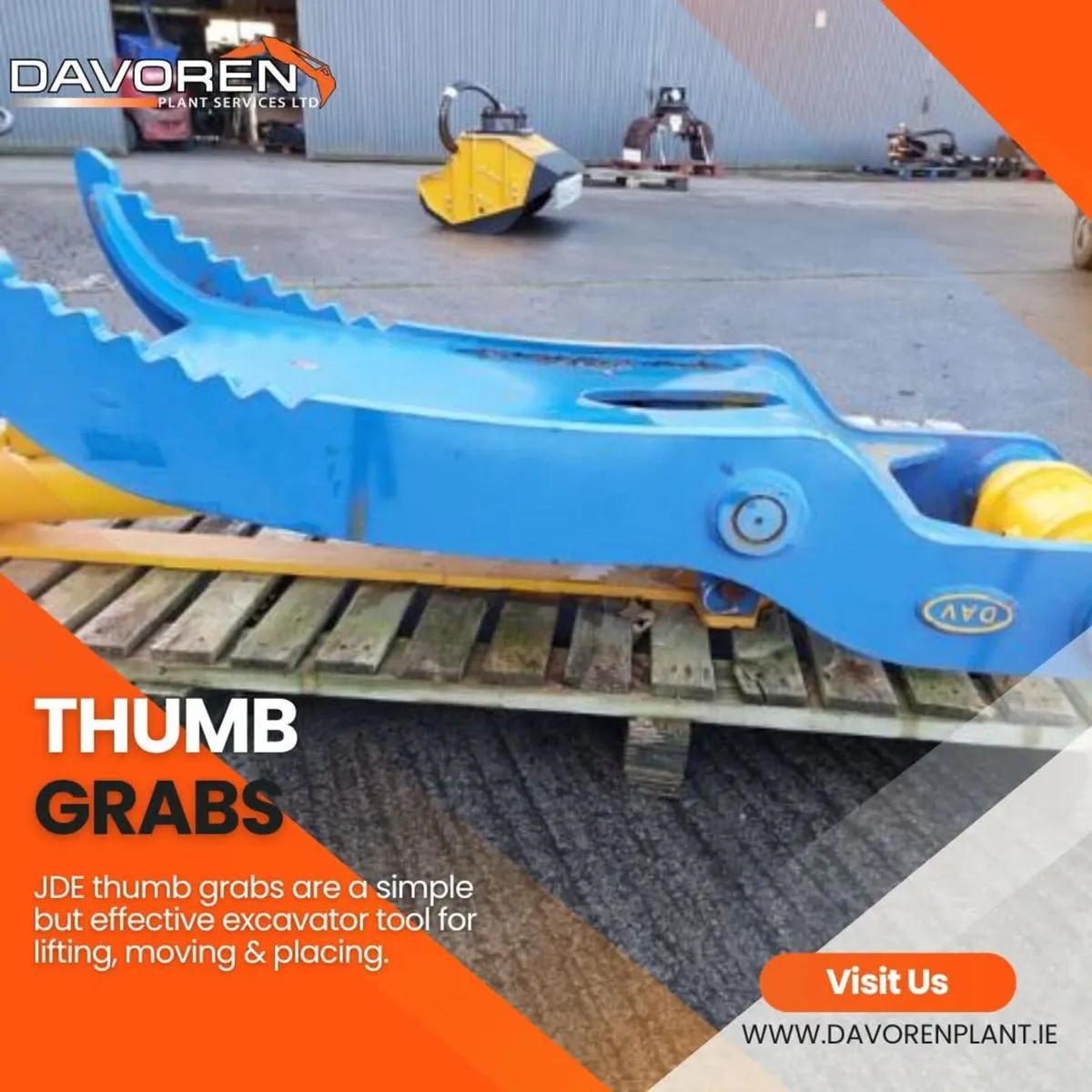 Hydraulic thumb grabs - Image 1