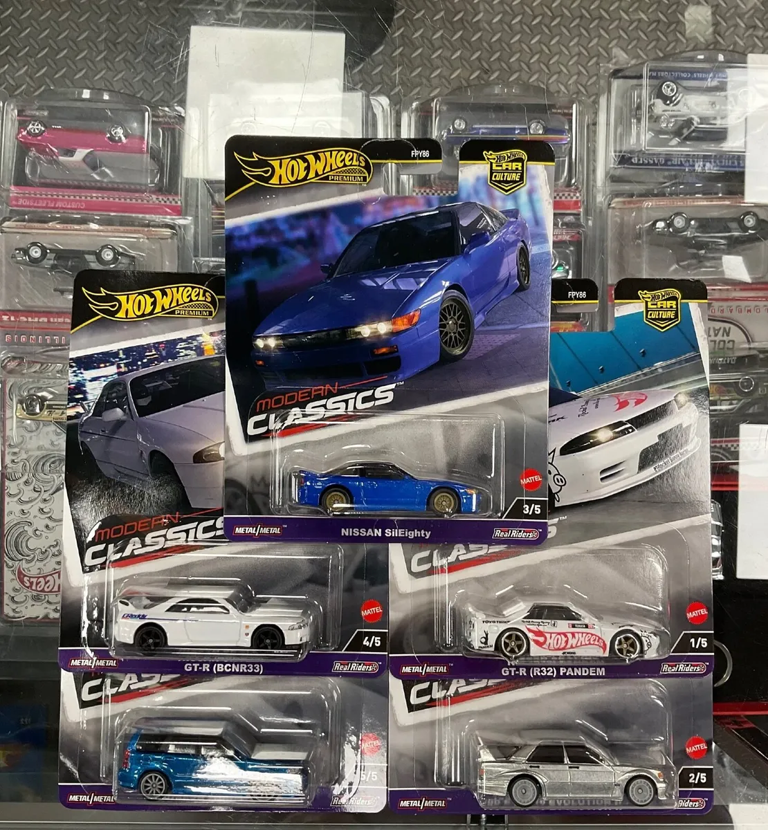 MODERN CLASSIC SET HOT WHEELS PREMIUM