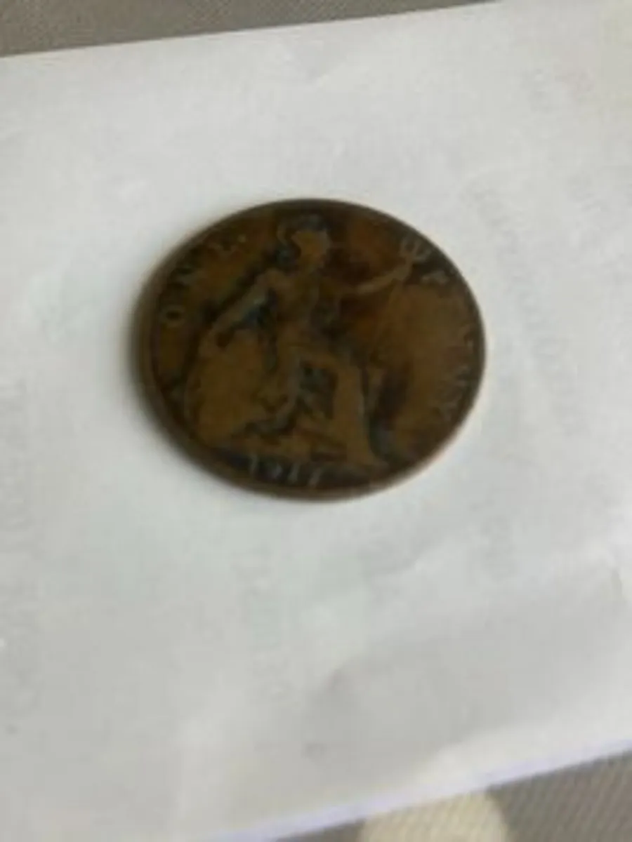 Old WW1 coin - 1917 British Penny