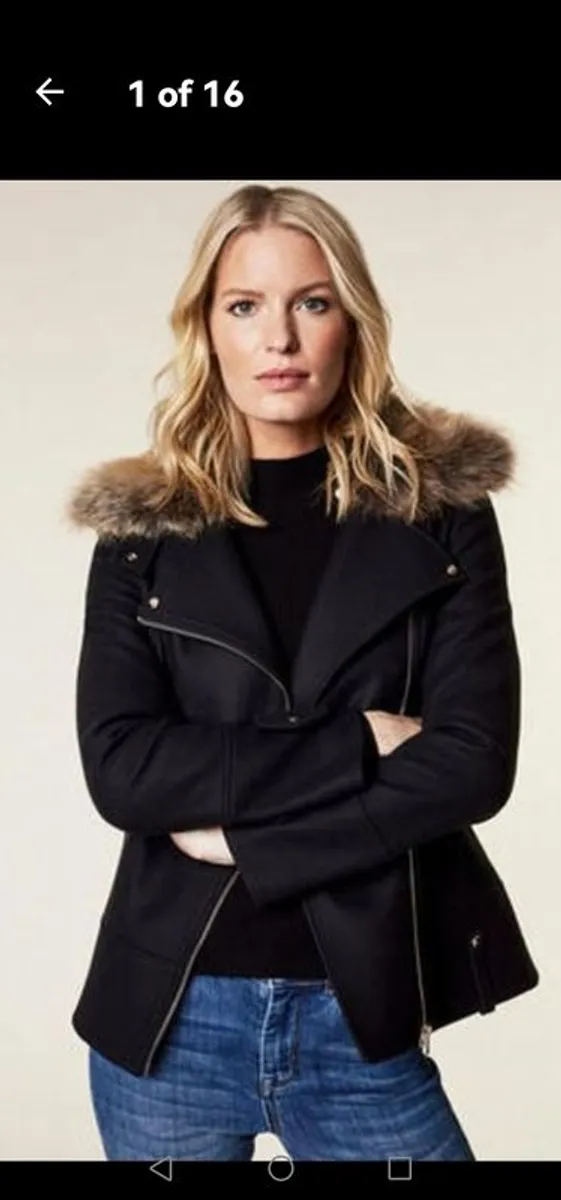Karen Millen wool jacket UK 12 new - Image 2