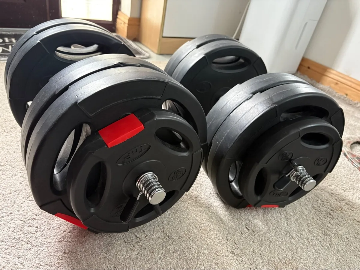 Dumbells 23kg x 2 - Image 1