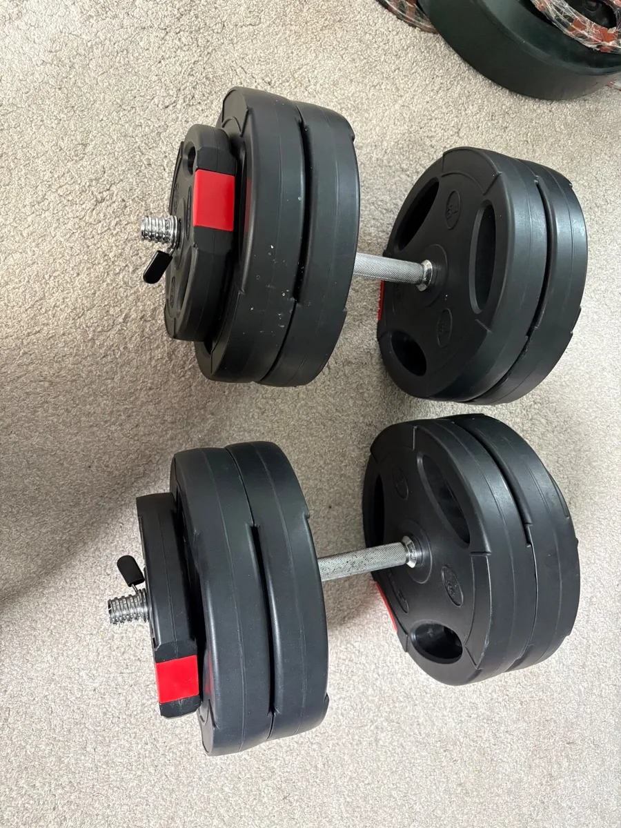 Dumbells 23kg x 2 - Image 4