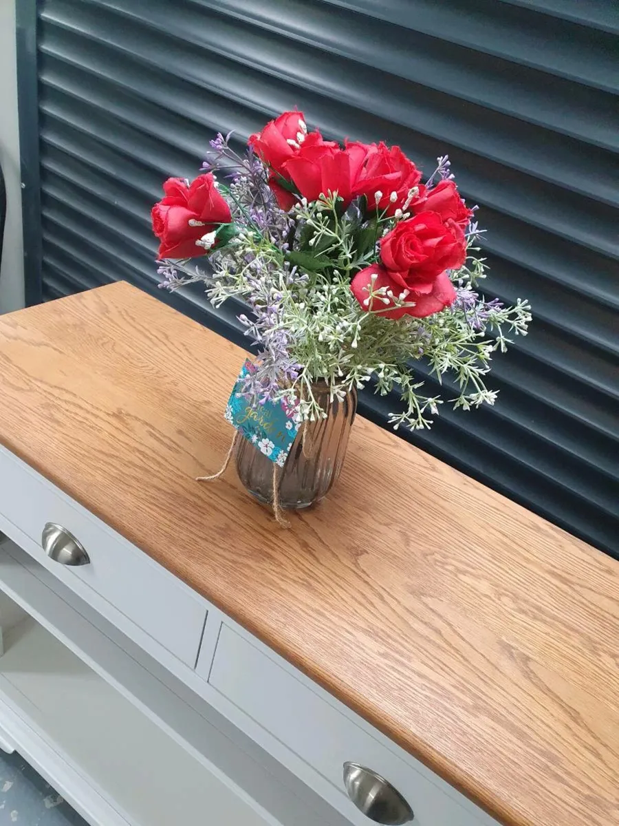 Solid oak sideboard - Image 2