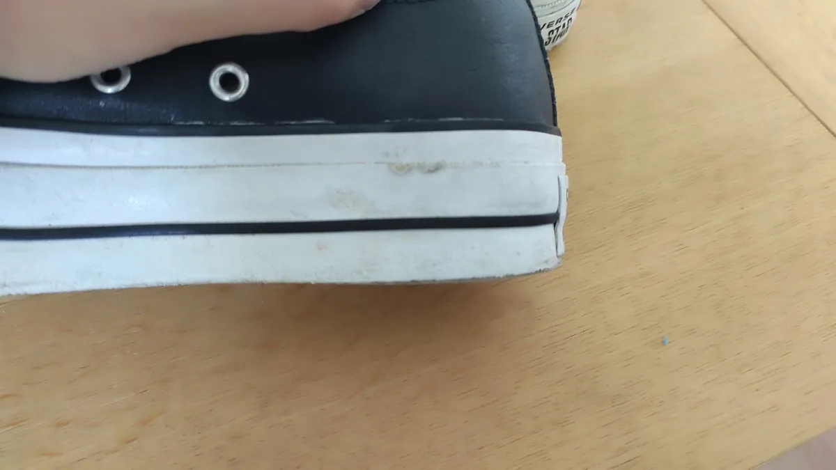 PLEASE CONTACT +34635975274 Black Converse shoes - Image 2