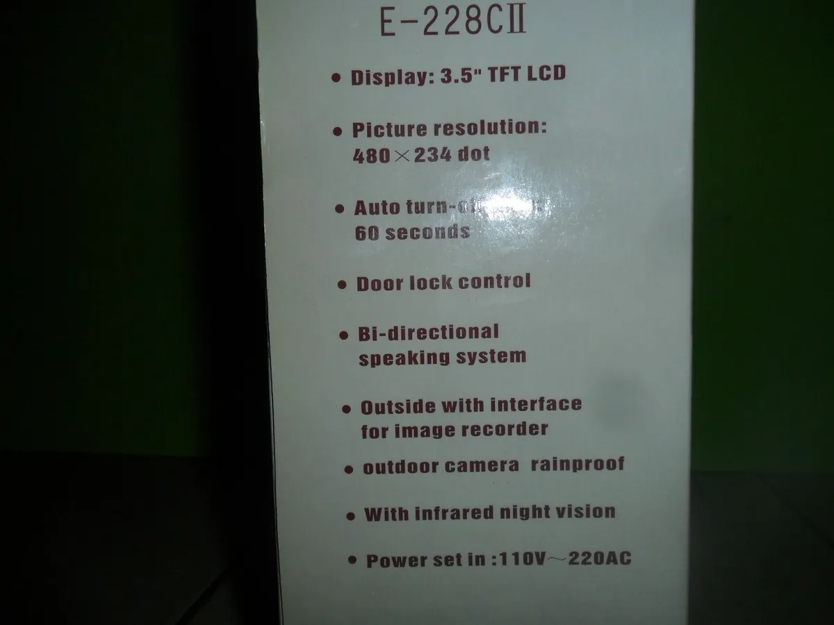 Ashford Color Video Door phone system. - Image 4