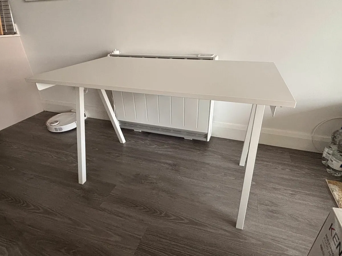 IKEA Trotten White Desk (120x70 cm) - Image 1