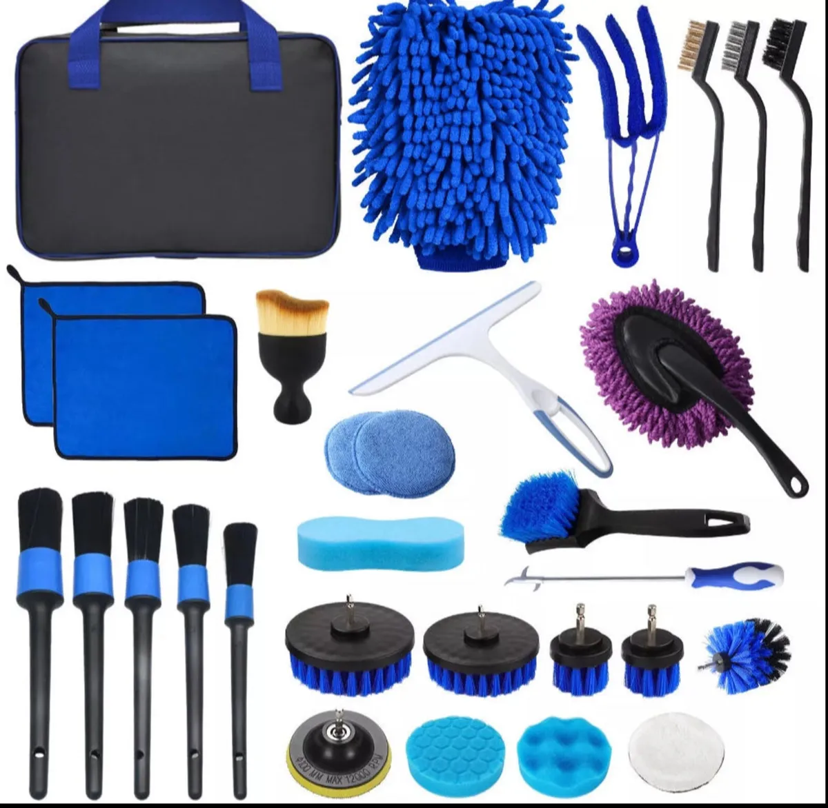 30Pcs Car Cleaning Kit Auto Detailing Set NEW - Image 1
