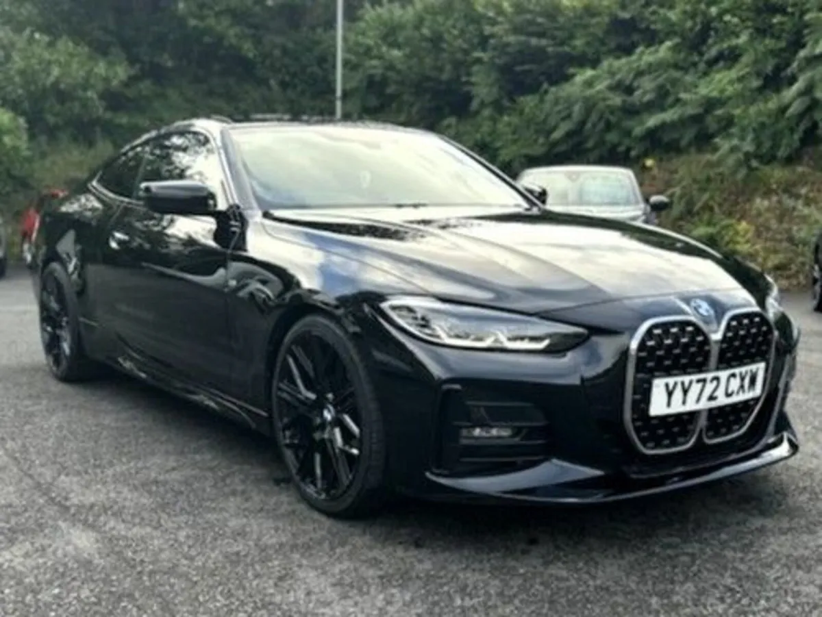 Sep 2022 BMW 420d M-Sport Coupe Stealth Black - Image 1