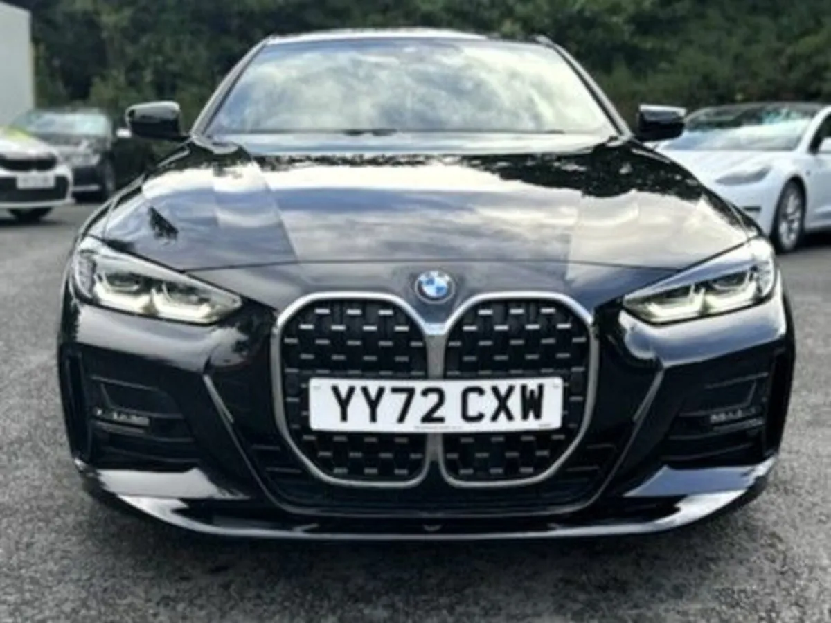 Sep 2022 BMW 420d M-Sport Coupe Stealth Black - Image 2