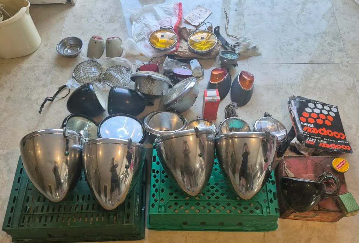 VINTAGE LOTS OF HEADLAMPS All DIFFERENT PRICES TEX - Image 2