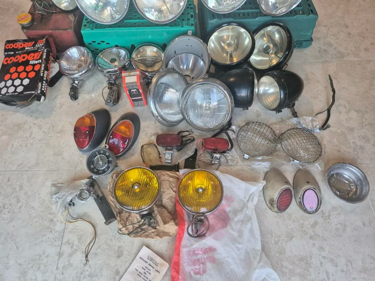 VINTAGE LOTS OF HEADLAMPS All DIFFERENT PRICES TEX - Image 3