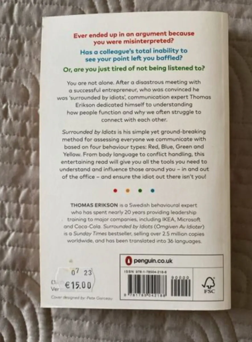 Book: Thomas Erikson: Surrounded by Idiots - Image 2