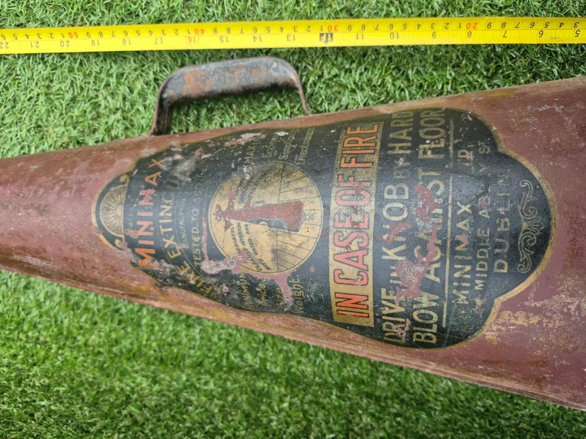 2 vintage fire extingushers - Image 3