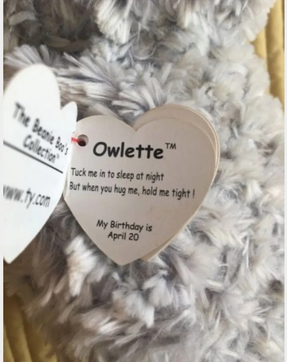 Owlette Beanie Boo TY Teddy BNWT - Image 4
