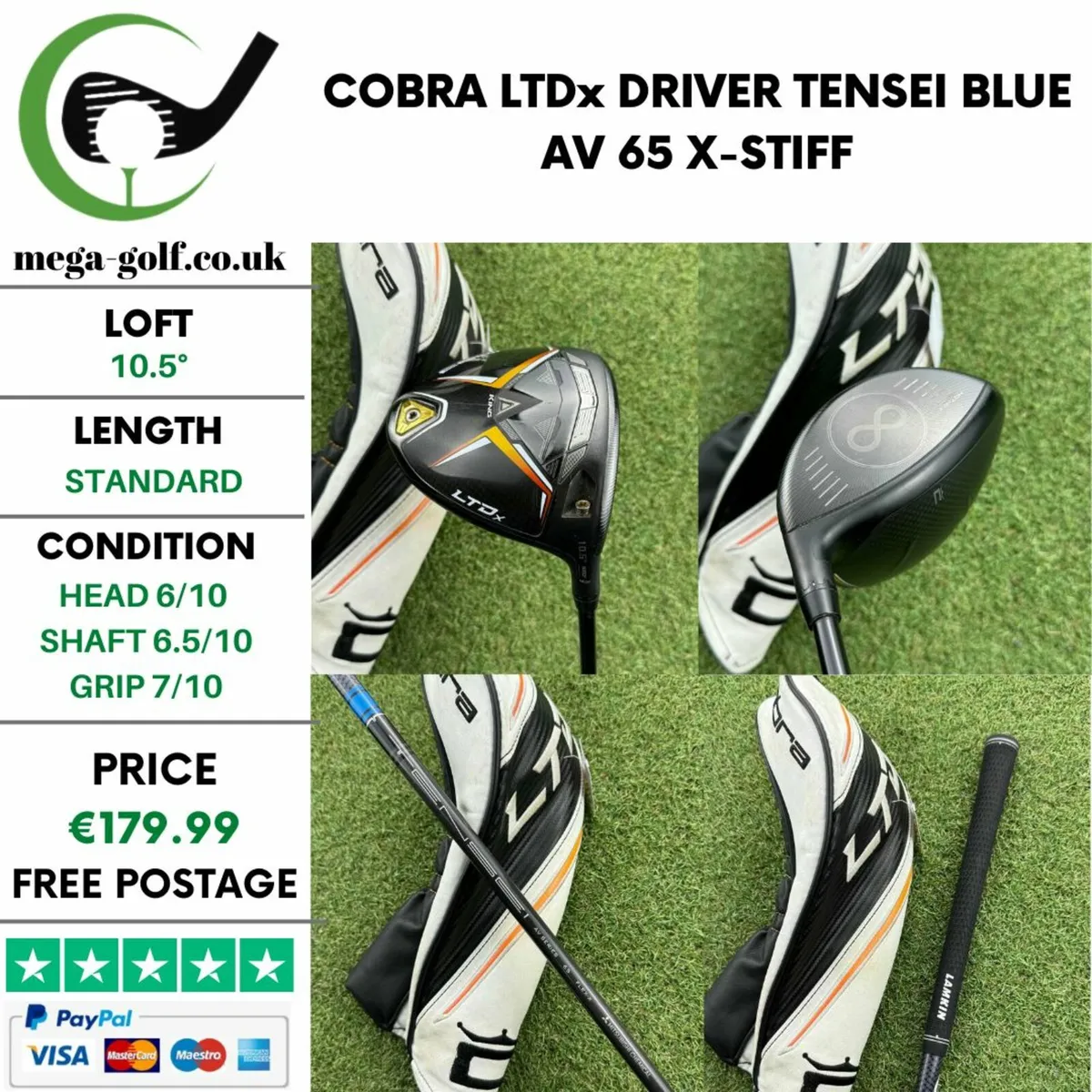 Cobra LTDx Driver / 10.5° / X-Stiff - Image 1