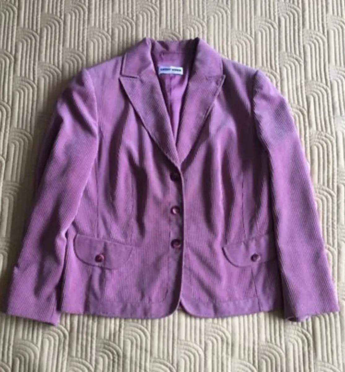 Gerry Weber Cord Blazer Jacket Size 16 - Image 2