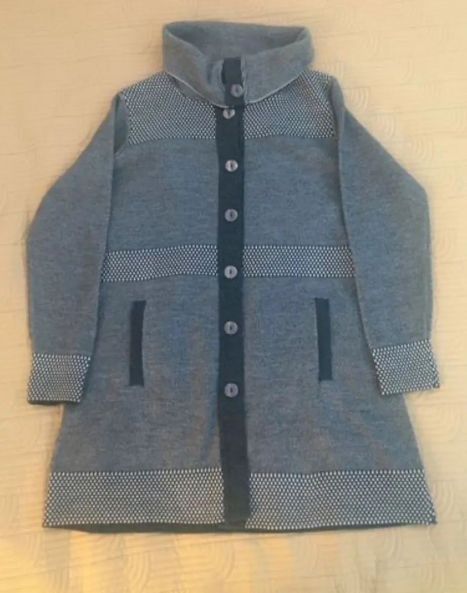 Per Una Grey Cardigan Size L - Image 3