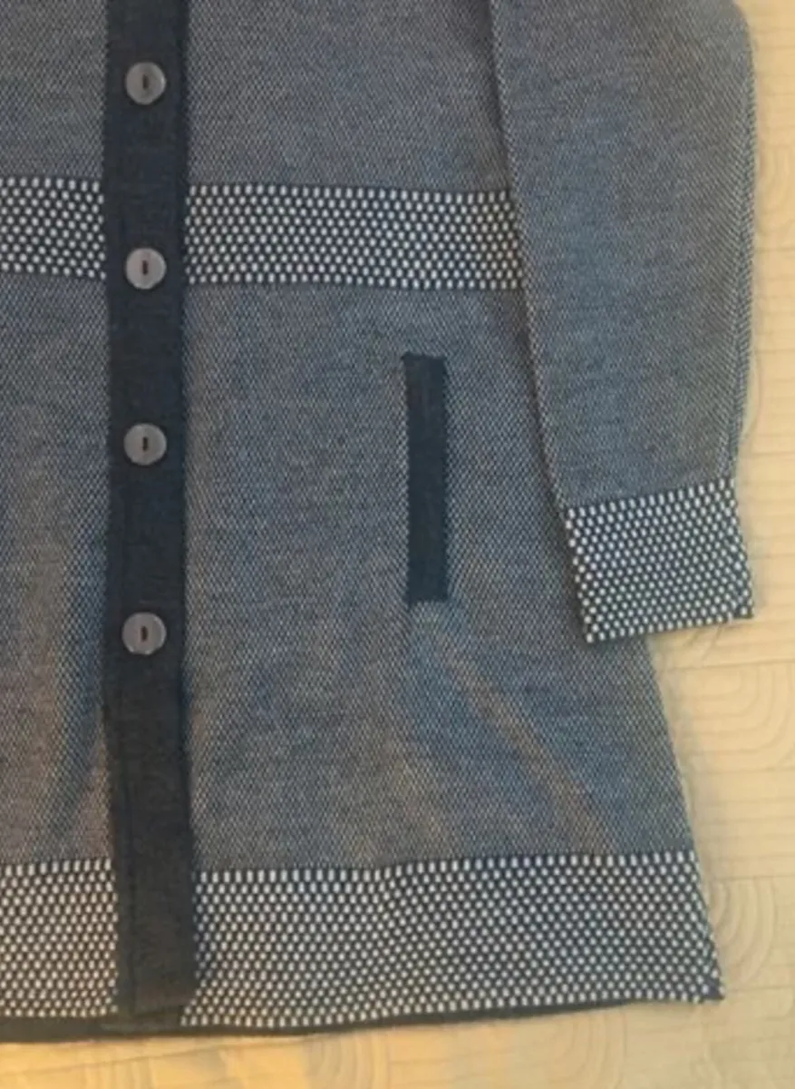Per Una Grey Cardigan Size L - Image 4
