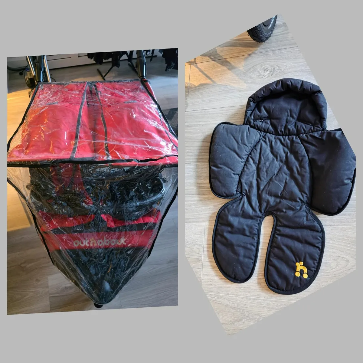 Out N About double stroller Spotless - Image 1