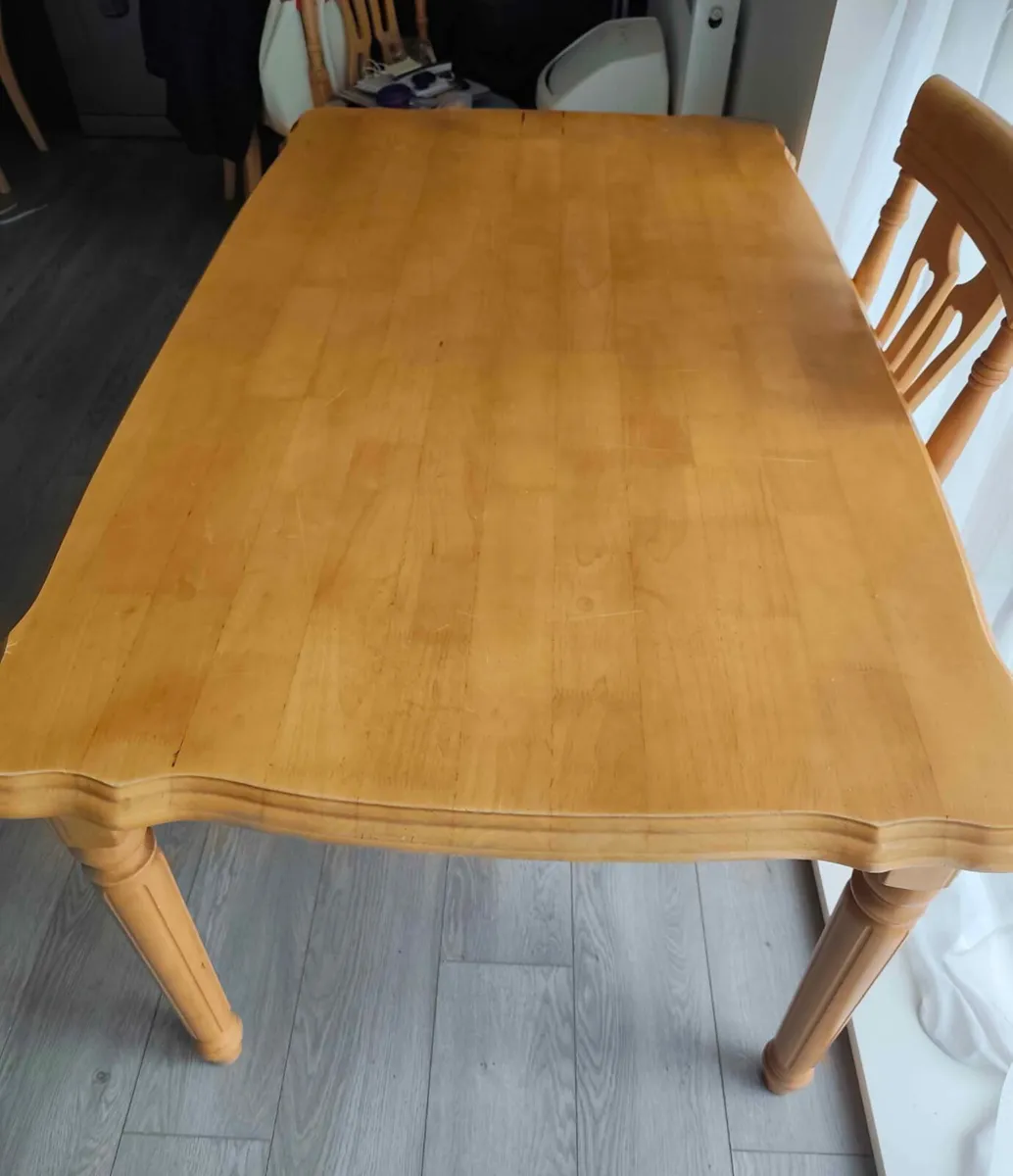 Lovely 4.5 Ft Kitchen Dining Table - Can Deliver - Image 1