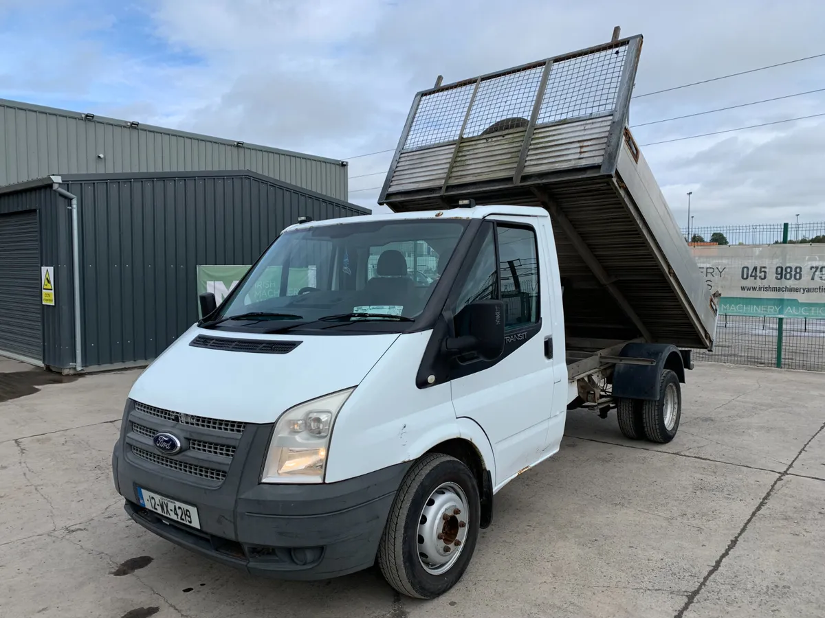 BID ONLINE NOW - 2012 FORD TRANSIT 350 TIPPER - Image 1