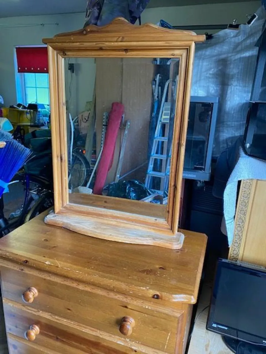 Pine mirror
