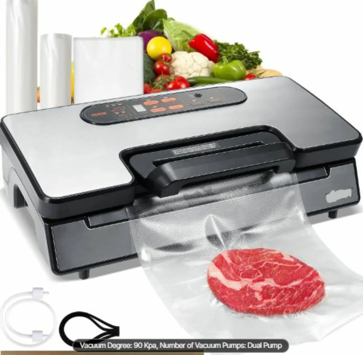 Vacuum Sealer Machine Food Preservation Storage - Image 1