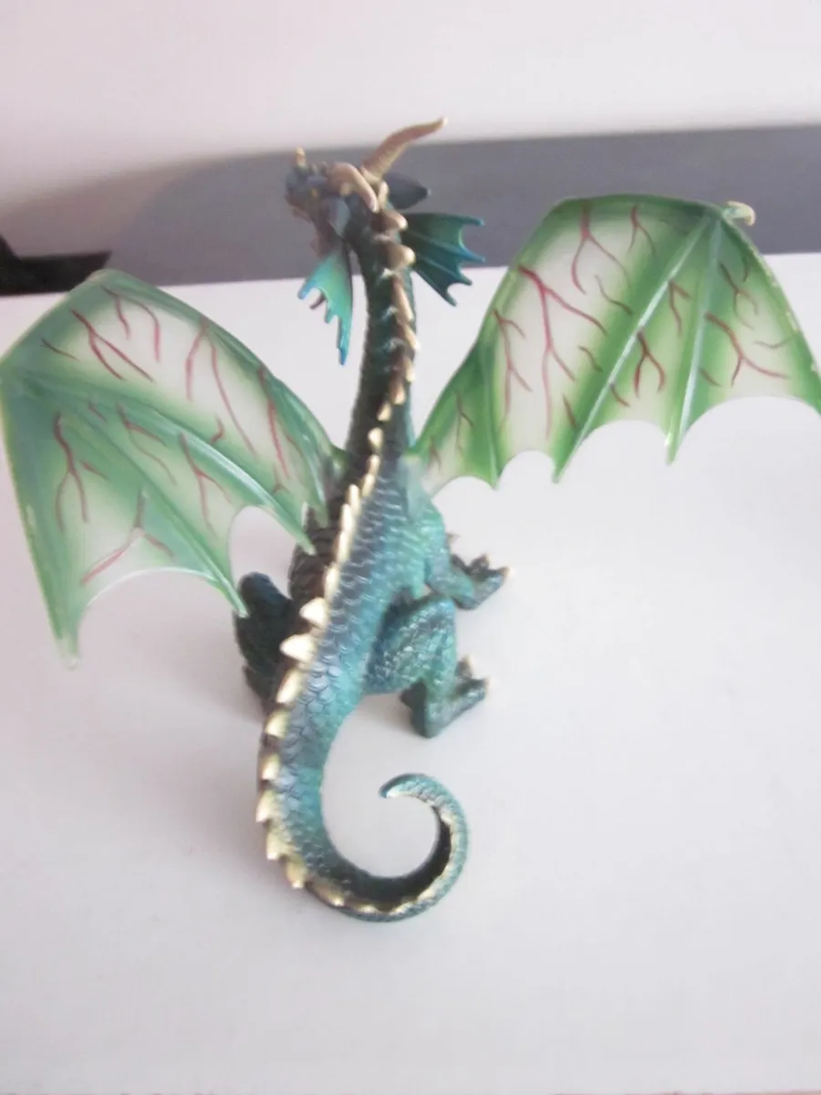 Schleich World of Knights Medieval Green Dragon - Image 4