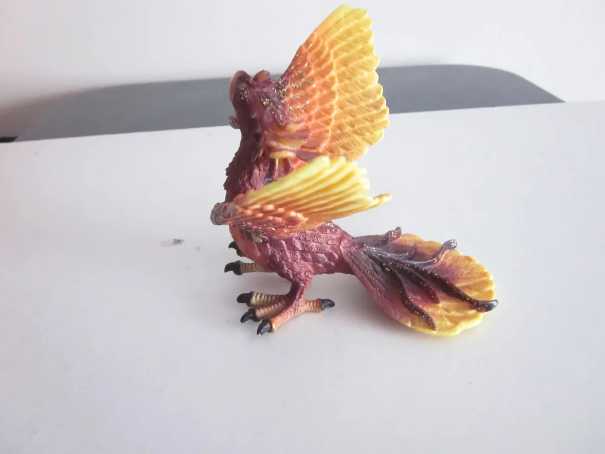 Schleich World of Knights Phoenix Red Yellow Bird - Image 2