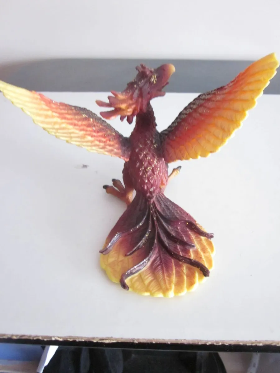 Schleich World of Knights Phoenix Red Yellow Bird - Image 3