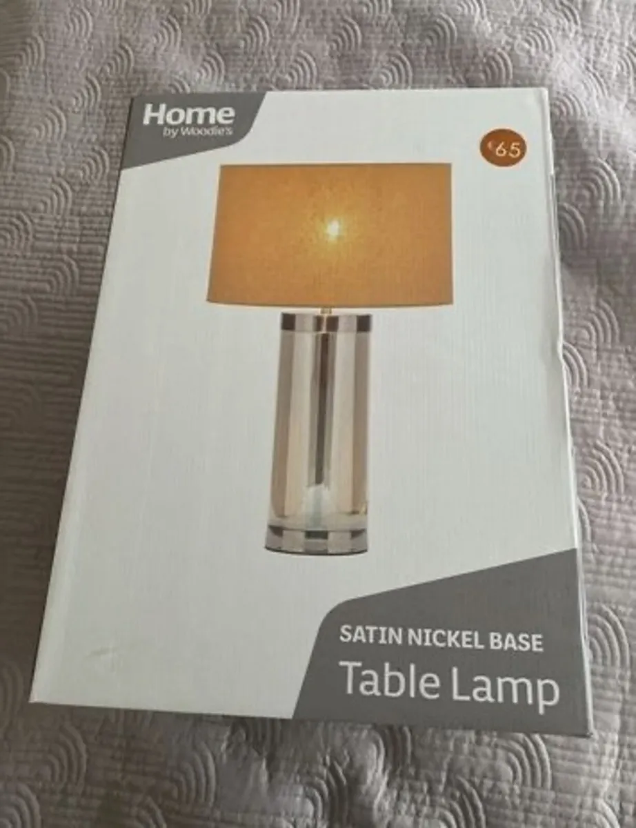 Lamp - Satin Nickel/Ochre- Woodies - Image 1