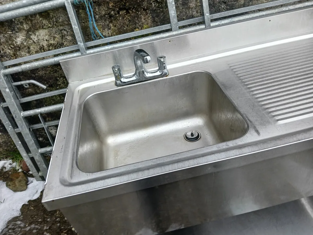 Staneless steel cabbinet sink unit complete - Image 4