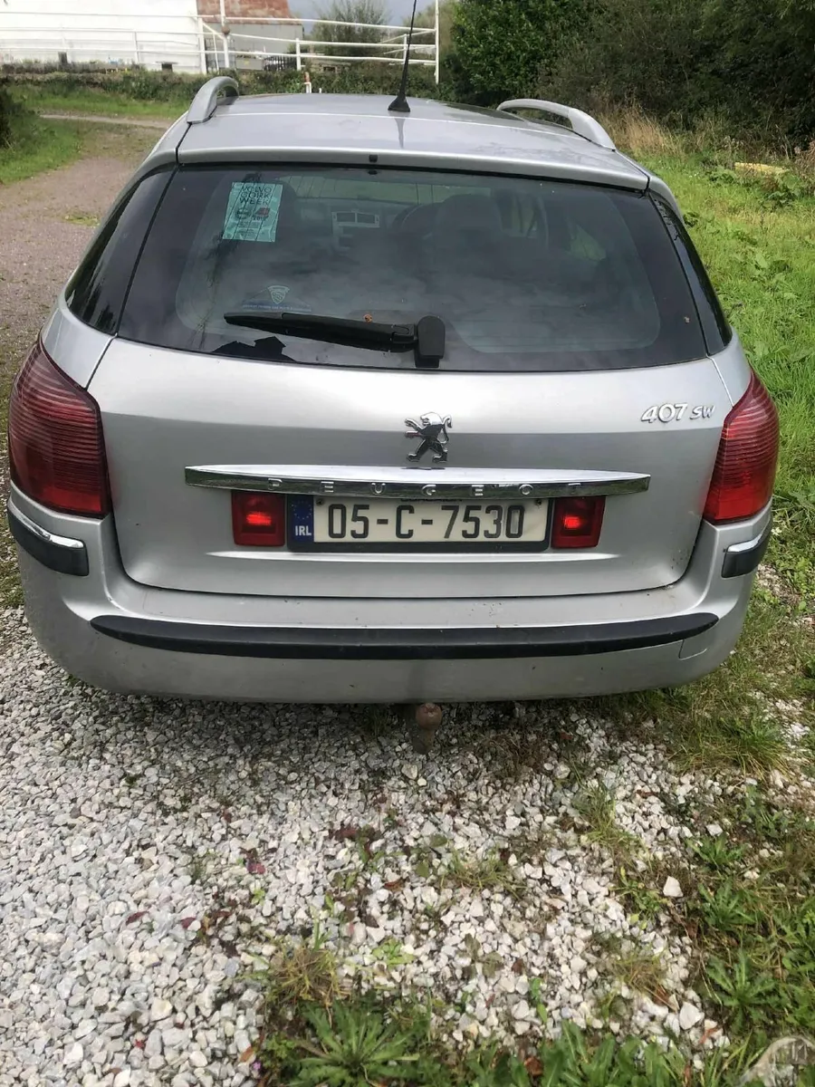 Peugeot 407sw 2005 with Tow Bar and Sun roof - Image 1