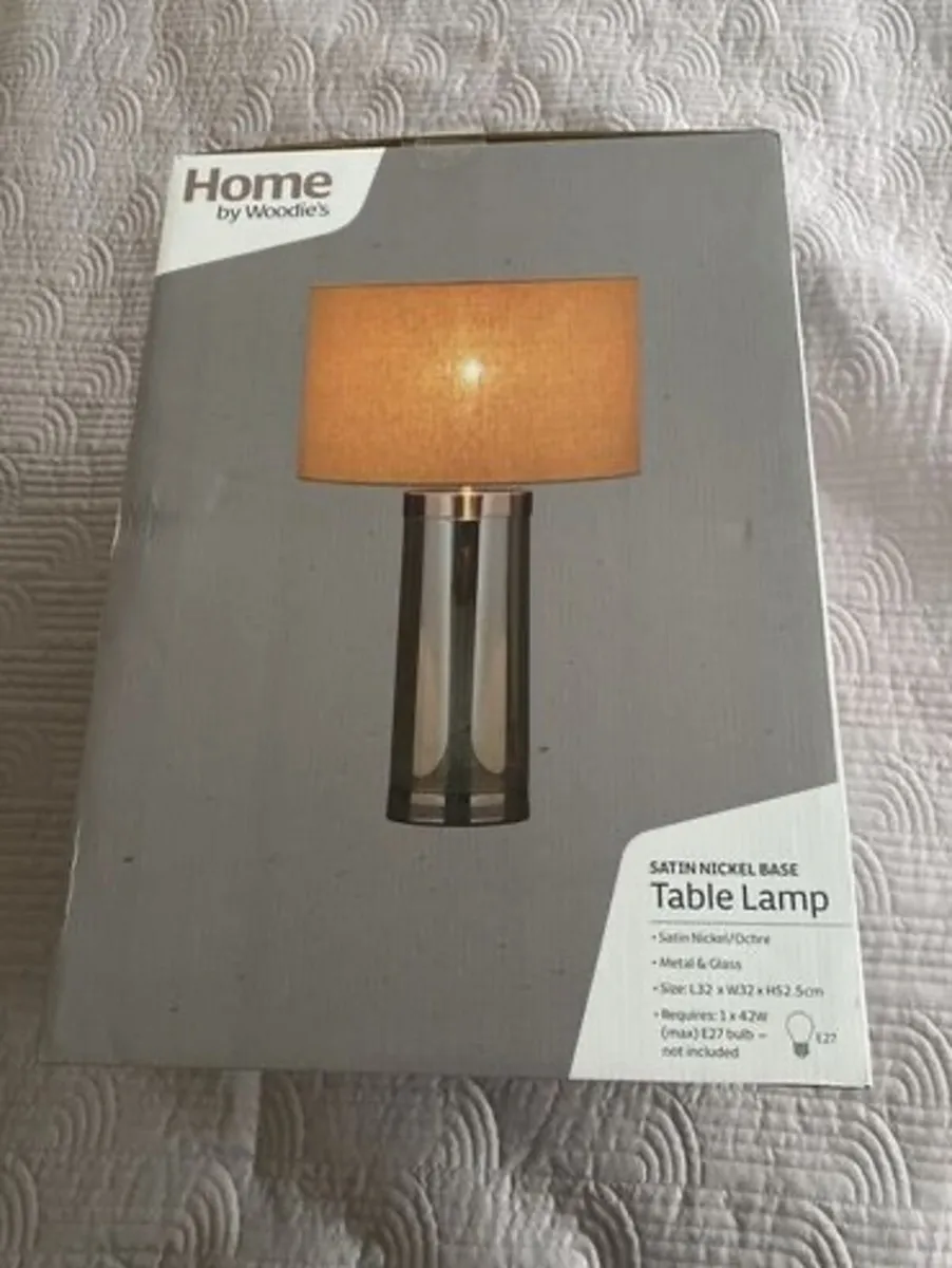 Lamp - Satin Nickel/Ochre- Woodies - Image 3