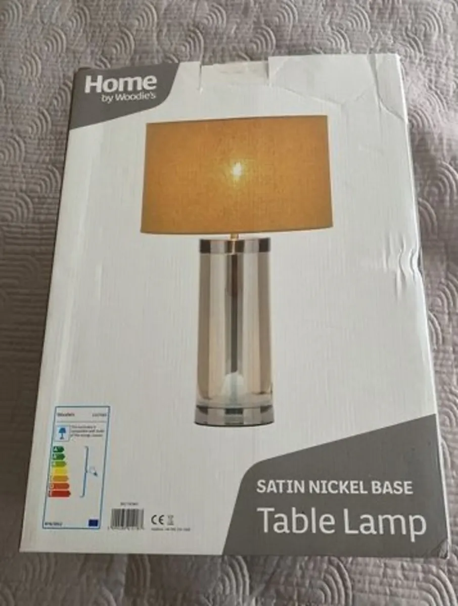 Lamp - Satin Nickel/Ochre- Woodies - Image 4