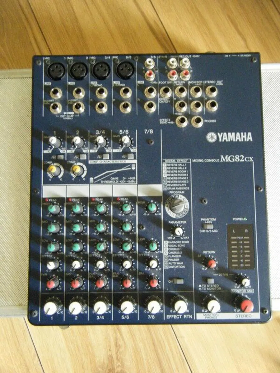 Yamaha MG8/2 CX mixer with case - Image 1