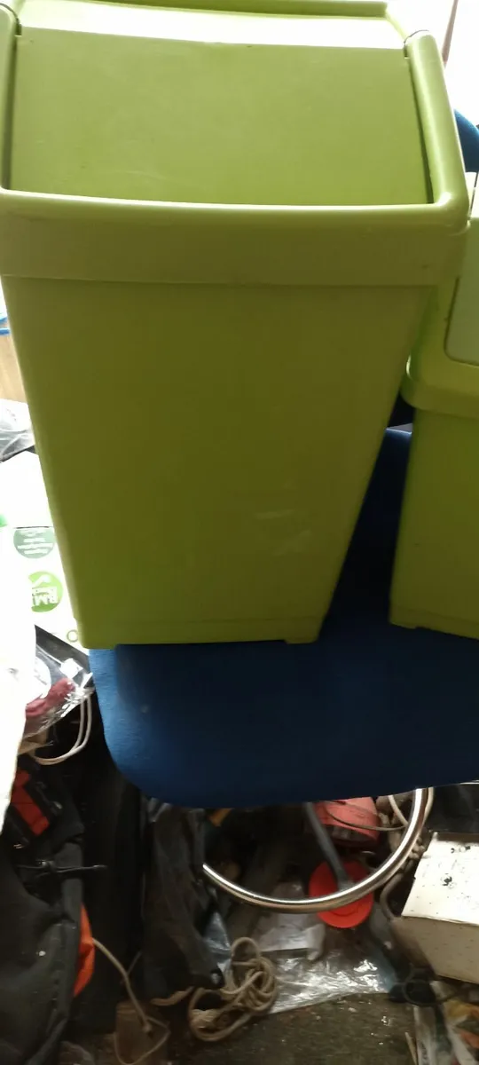 Two Small kitchen Waste paper Bins - Image 2
