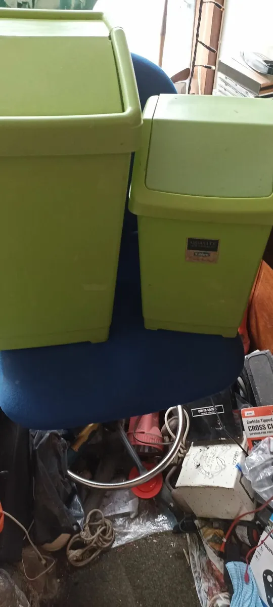 Two Small kitchen Waste paper Bins - Image 3