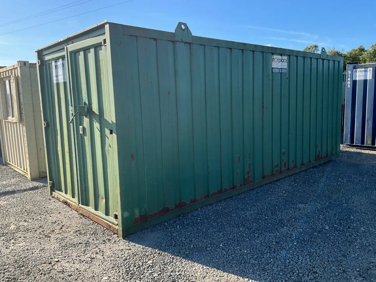 20ft x 8ft ANTI VANDAL SITE STORAGE CONTAINER - Image 1