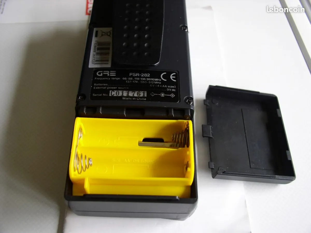 Pre programed PSR GRE RADIO SCANNER 8.33KHZ - Image 2