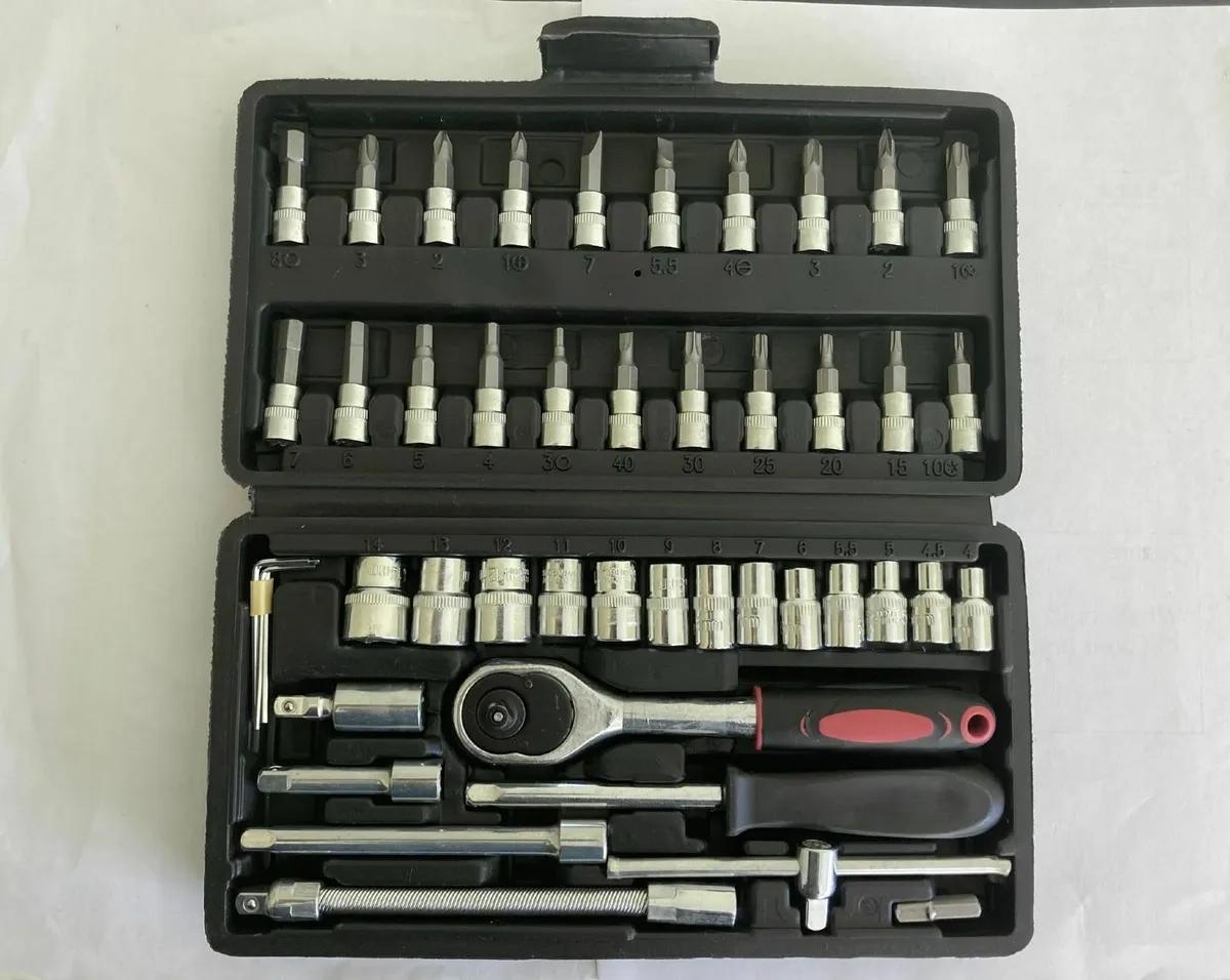 46PCS Socket Wrench Set,  DIY & Mechanic Tool kit - Image 1
