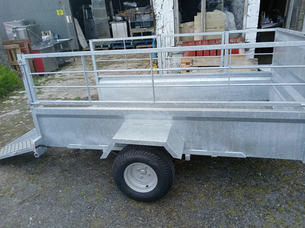 Trailer new /single...with ramp door ...& sides .. - Image 1