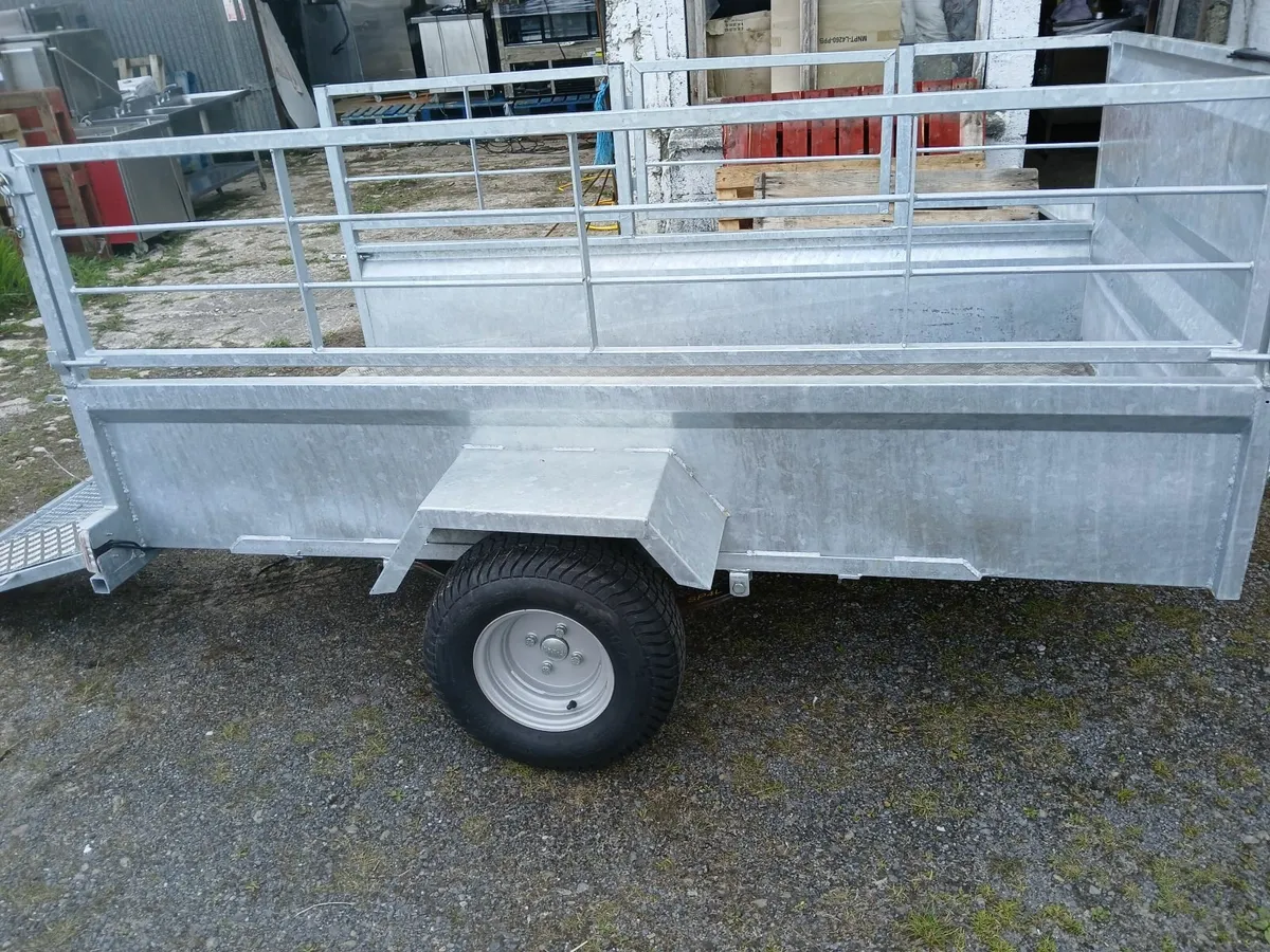 Trailer new /single...with ramp door ...& sides .. - Image 3