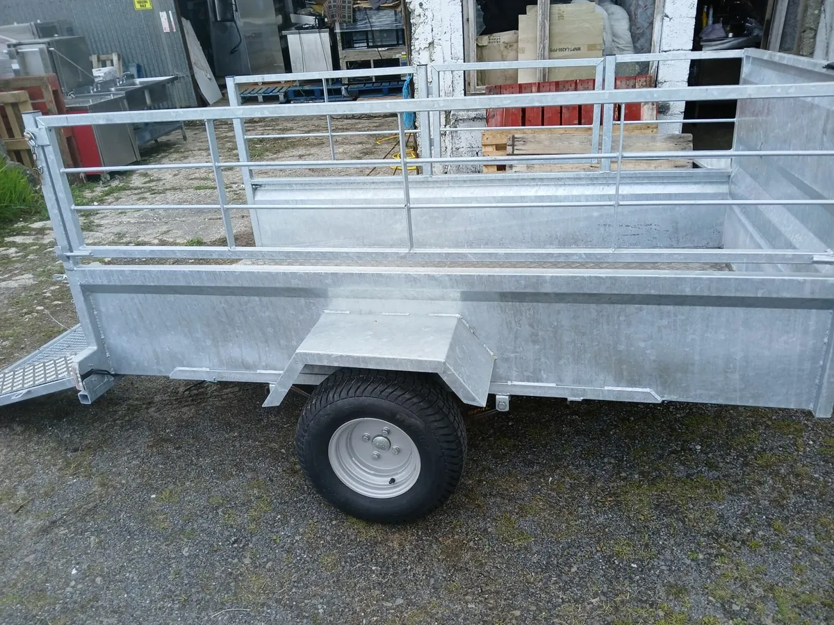 Trailer new /single...with ramp door ...& sides .. - Image 4