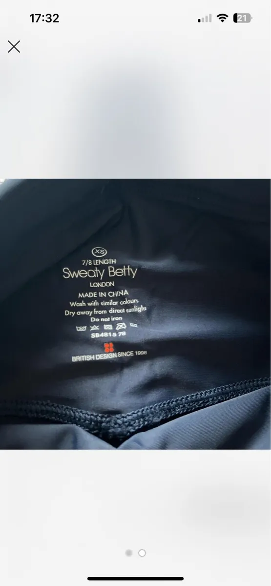 Sweaty Betty High Shine Leggings. - Image 2