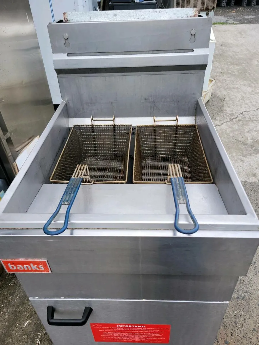 Fryer Natural Gas 5 Burner BANKS - Image 2