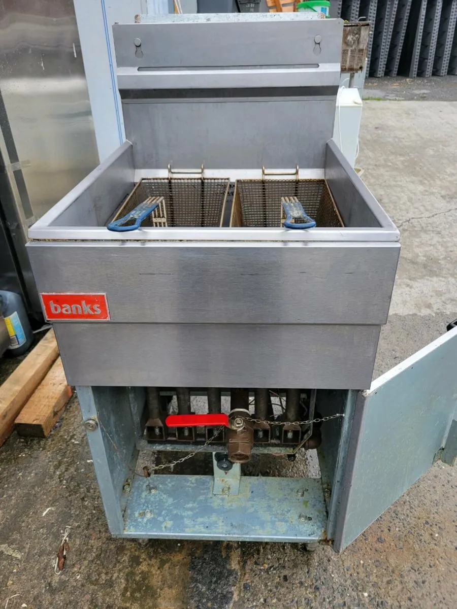 Fryer Natural Gas 5 Burner BANKS - Image 3